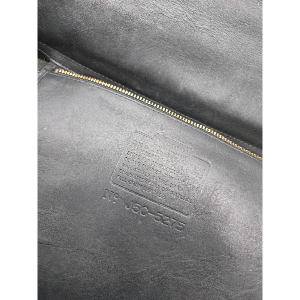 Vintage Coach Prescott Messenger Bag Leather Double Buckle 5275 - Picture 10 of 16